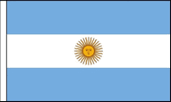 Argentina Hand Waving Flags